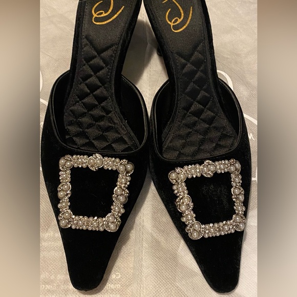 Sam Edelman Brit Velvet Mule - Picture 2 of 5